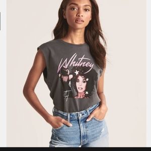 NWT Whitney Houston graphic tee Xs